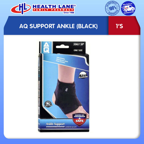 AQ SUPPORT ANKLE (BLACK)